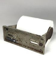 画像5: 1930's【Scott】 "Shabby" Cast Iron Toilet Paper Holder (5)