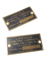 画像1: 【LINCOLN FORGE CO.】Brass Plate -＊ 残り一枚 ＊- (1)