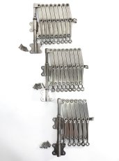 画像9: ☆超・Mint Condition☆ 1920's "EXTENSION" Steel Garment Hanger Rack 【ビス付き完品！！- 3台セット】 (9)