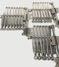 画像18: ☆超・Mint Condition☆ 1920's "EXTENSION" Steel Garment Hanger Rack 【ビス付き完品！！- 3台セット】 (18)