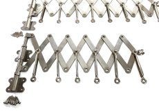 画像13: ☆超・Mint Condition☆ 1920's "EXTENSION" Steel Garment Hanger Rack 【ビス付き完品！！- 3台セット】 (13)