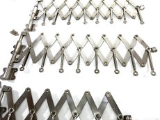 画像12: ☆超・Mint Condition☆ 1920's "EXTENSION" Steel Garment Hanger Rack 【ビス付き完品！！- 3台セット】 (12)