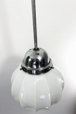 画像5:  1930-40's Art Deco "Milk Glass" Ceiling Light  (5)