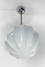 画像2:  1930-40's Art Deco "Milk Glass" Ceiling Light  (2)