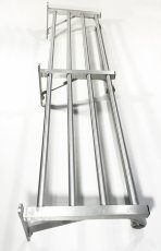 画像3: 特大  1960-70's “Brushed-Aluminum” Clothes Rack 【幅：1230mm】 (3)