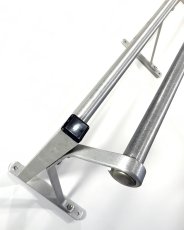 画像8: 特大  1960-70's “Brushed-Aluminum” Clothes Rack 【幅：1230mm】 (8)