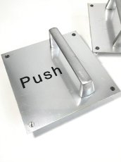 画像2: 1960-70’s Aluminum “Push & Pull” Door Handles  【マイナスネジ付き】 (2)
