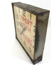 画像13: 1930-40's Advertising Wall Clock ★EXPERT WATCH REPAIRING★ (13)