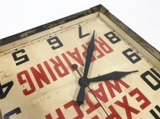 画像6: 1930-40's Advertising Wall Clock ★EXPERT WATCH REPAIRING★ (6)
