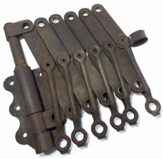 画像8: “RUSTY!!” 1920's "EXTENSION" Steel Garment Hanger Rack (8)