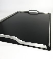 画像1: -＊特大＊- 1930-40's “Art Deco”  Cocktail Serving Tray  【BLACK × SILVER】 (1)