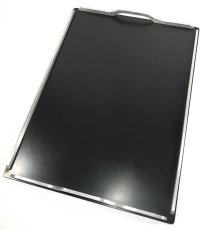 画像3: -＊特大＊- 1930-40's “Art Deco”  Cocktail Serving Tray  【BLACK × SILVER】 (3)