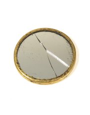 画像2: 【処分品】  Around 1900's Brass Pocket Mirror (2)