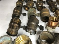 画像8: Lot of Antique Light Bulb Sockets  (8)