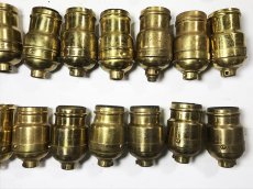 画像4: Lot 37 Antique Light Bulb Sockets  (4)