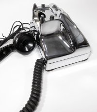 画像6: - 実働品 - 1940's U.S.ARMY Chromed Telephone 【BLACK × SILVER】 (6)