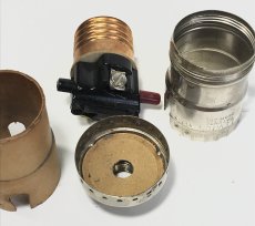 画像5: 1930-50's【LEVITON】Nickeled Brass Lamp Socket  (5)