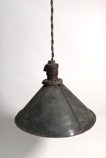 画像2: "Shabby" Black Steel Pendant Lamp (2)