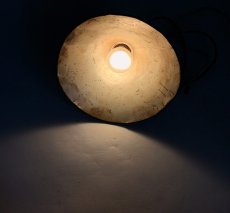 画像8: "Shabby" Black Steel Pendant Lamp (8)