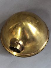 画像2: 1920-30's “O.C.WHITE” Brass Lamp Shade (2)