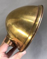 画像1: 1920-30's “O.C.WHITE” Brass Lamp Shade (1)