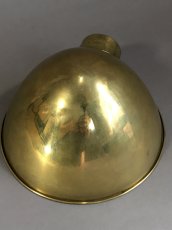 画像4: 1920-30's【HUBBELL】Brass Lamp Shade (4)