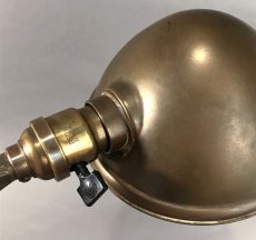 画像8: 1910-20's "O.C.White" Brass Telescopic Desk Lamp　 ☆初期刻印 ＆ ガラスレンズ付き☆ (8)