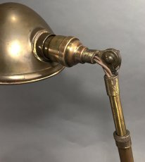 画像17: 1910-20's "O.C.White" Brass Telescopic Desk Lamp　 ☆初期刻印 ＆ ガラスレンズ付き☆ (17)