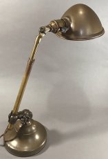 画像6: 1910-20's "O.C.White" Brass Telescopic Desk Lamp　 ☆初期刻印 ＆ ガラスレンズ付き☆ (6)