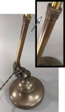 画像11: 1910-20's "O.C.White" Brass Telescopic Desk Lamp　 ☆初期刻印 ＆ ガラスレンズ付き☆ (11)