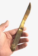 画像7: 1910-20's "West Disinfecting Co. N.Y." Brass Letter Opener (7)