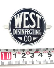 画像5: 1920-40's【West Disinfecting Co. N.Y.】Aluminum Plate (5)