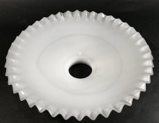 画像2: 【処分品】 French  "Petticoat" Glass Shade (2)