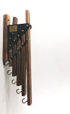 画像2: 1920-30's "Holds more Hanger" Wood＆STEEL Folding Hanger (2)