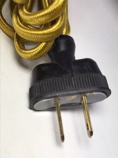 画像6: 1950-60's Rayon Electric cord + Plug (6)