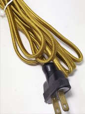 画像5: 1950-60's Rayon Electric cord + Plug (5)