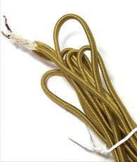 画像3: 1950-60's Rayon Electric cord + Plug (3)