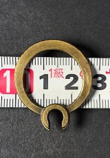 画像5: 【Pat.1875】 Solid Brass"Rotating" Key Ring (5)