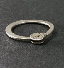 画像5: 【Pat.1869】  Nickeled-Brass"Rotating" Key Ring (5)