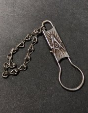 画像1: 【MASONIC】 "MACOY CO. NEW YORK" 1910-20's Steel Key Ring (1)