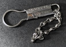 画像2: 【MASONIC】 "MACOY CO. NEW YORK" 1910-20's Steel Key Ring (2)