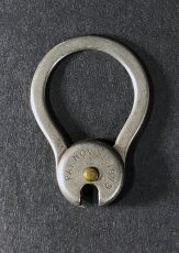 画像2:  【Pat.1879】 Nickeled-Brass "Rotating" Key Ring (2)