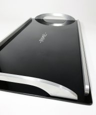 画像2: 1930-40's “Art Deco”  Cocktail Serving Tray  【BLACK × SILVER】 (2)