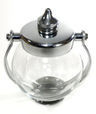 画像5: 1930-40's Art-Deco Glass Liquid Soap Dispenser (5)