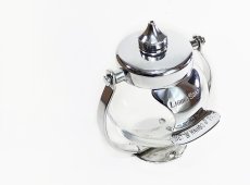 画像2: 1930-40's Art-Deco Glass Liquid Soap Dispenser (2)