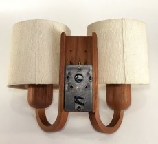 画像6: 1960-70's【DOMUS】German Wood Sconce (6)