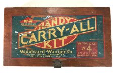 画像3: 1930's “CARRY-ALL” Advertising Wood Box (3)