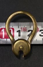 画像6:  【Pat.1879】 Brass "Rotating" Key Ring (6)