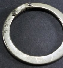 画像3: 【Pat.1880】  Nickeled-Brass"Double Lock" Key Ring (3)