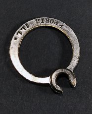 画像4: 【Pat.1875】 Nickeled-Brass"Rotating" Key Ring (4)